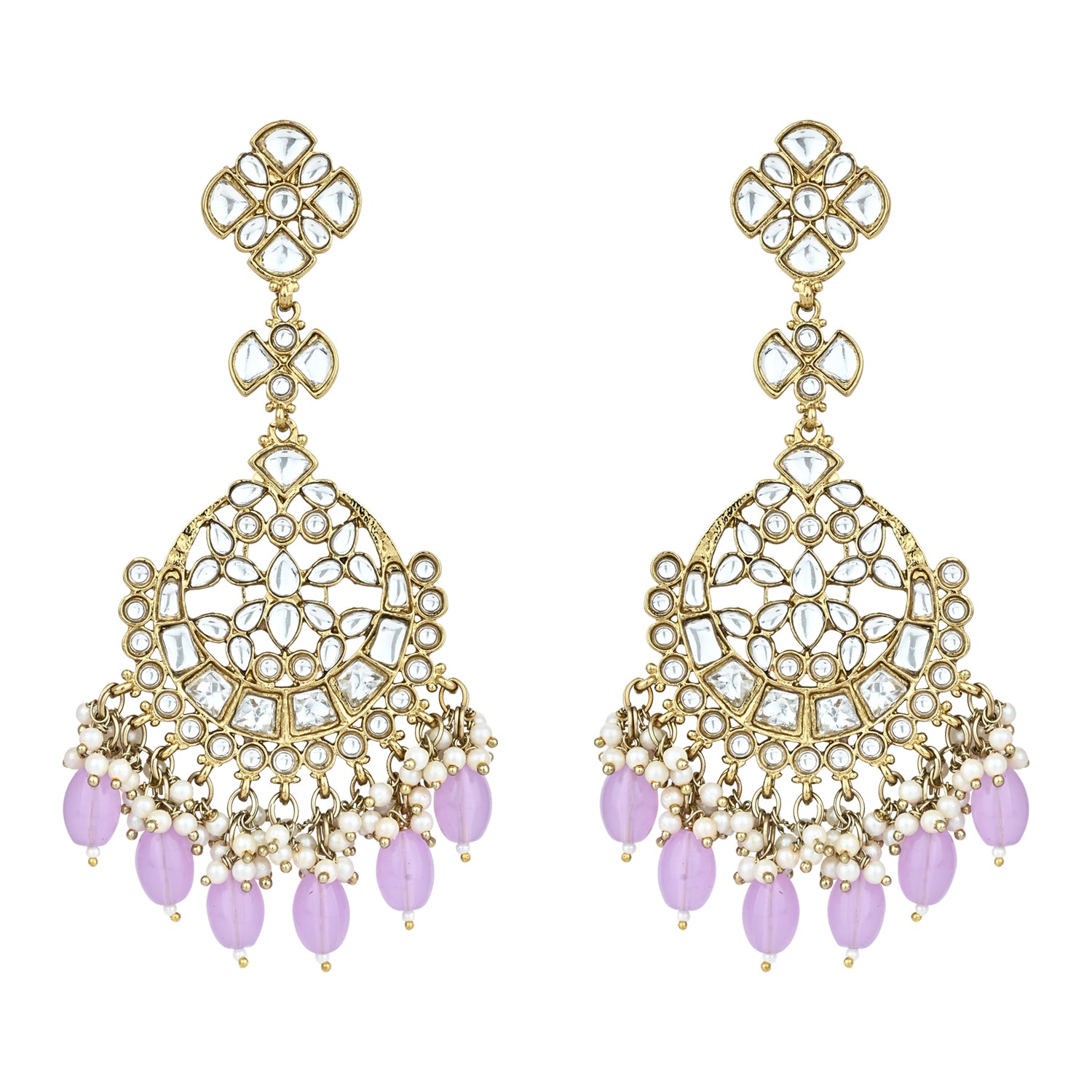 Laila Purple Earrings