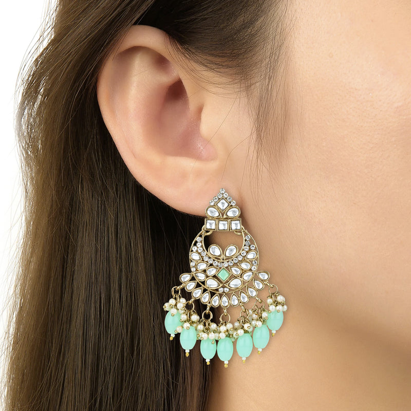 Ashvi Mint Earrings