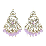 Ashvi Purple Earrings