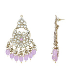 Ashvi Purple Earrings