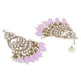 Ashvi Purple Earrings