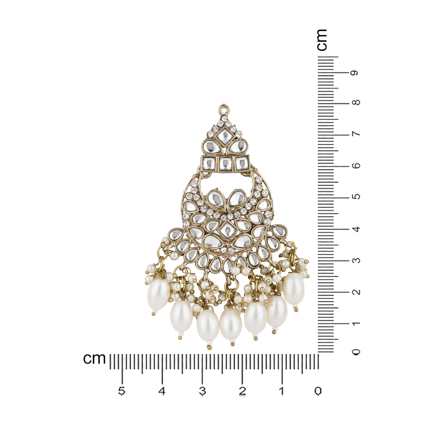 Ashvi White Earrings