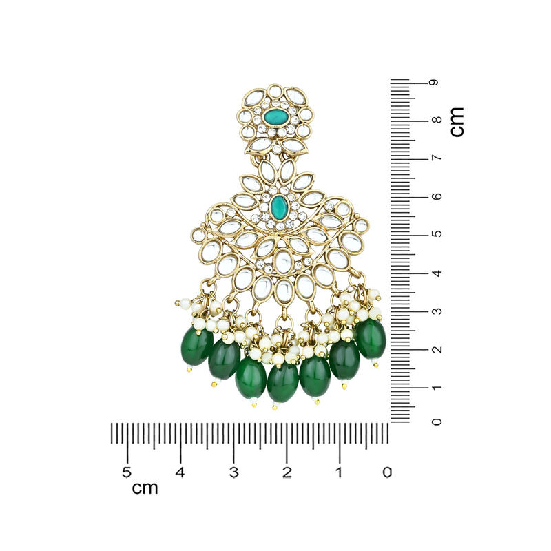 Shifa Green Earrings