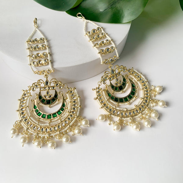 Nysha Green Earrings