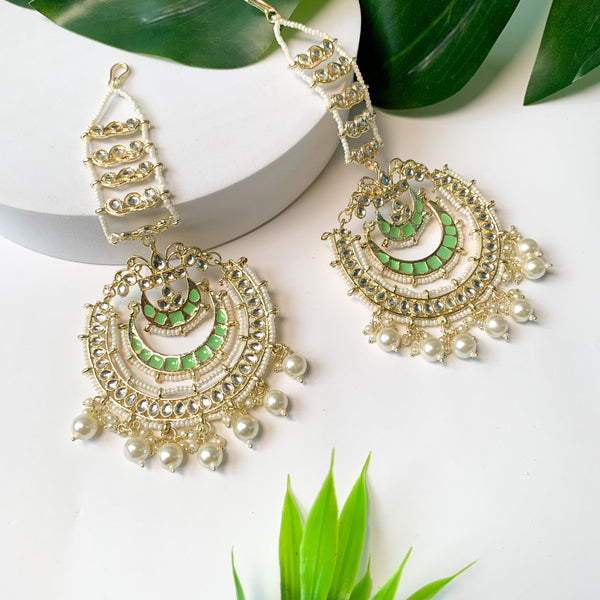 Nysha Mint Earrings