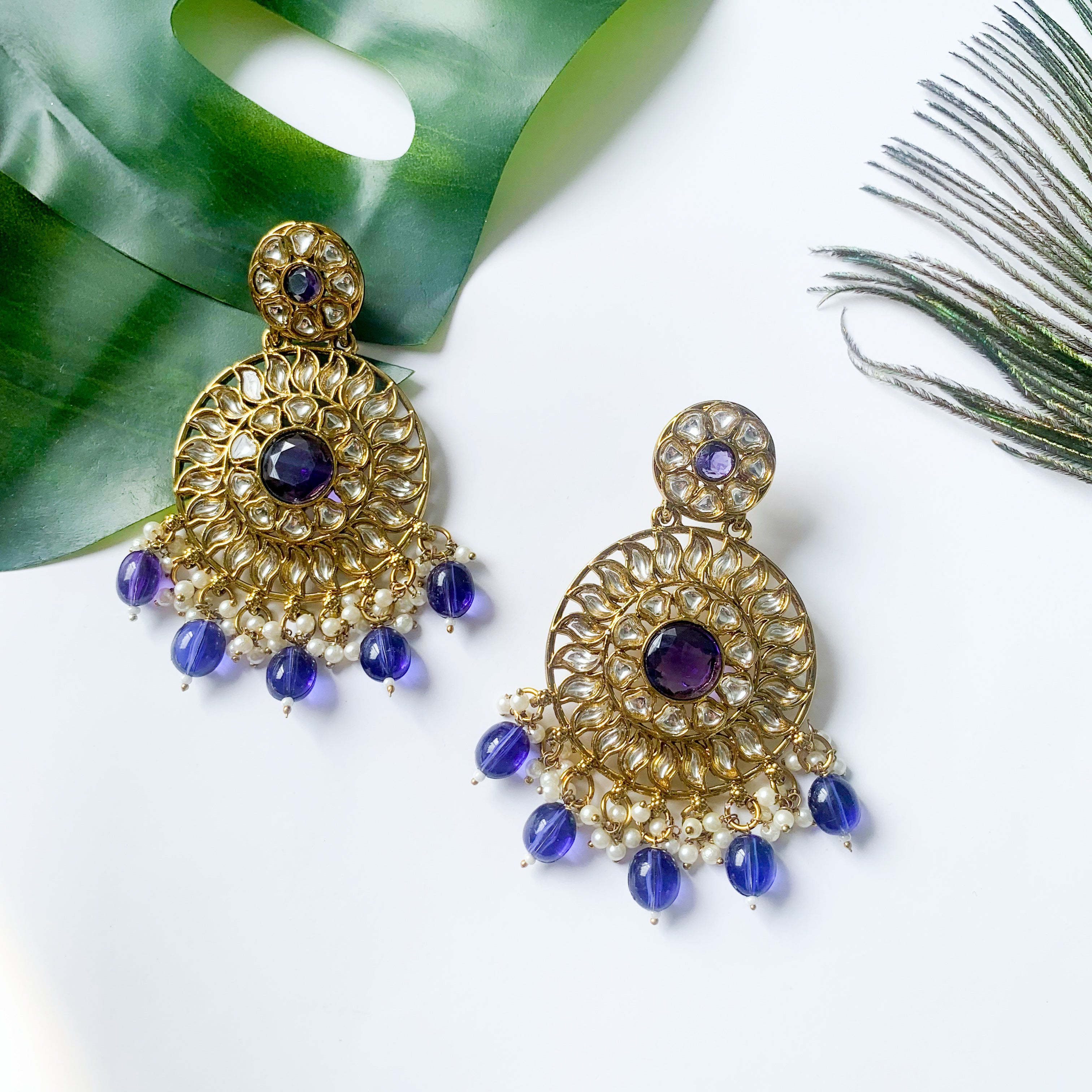 Richael Blue Earrings