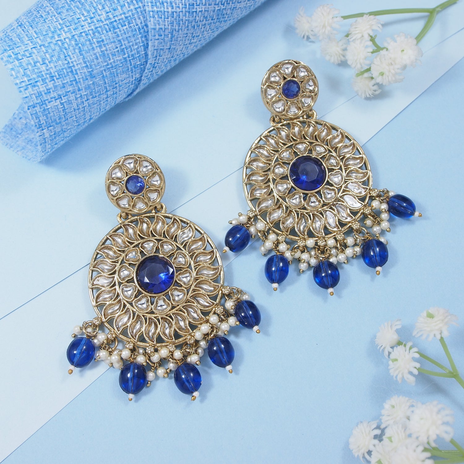 Richael Blue Earrings