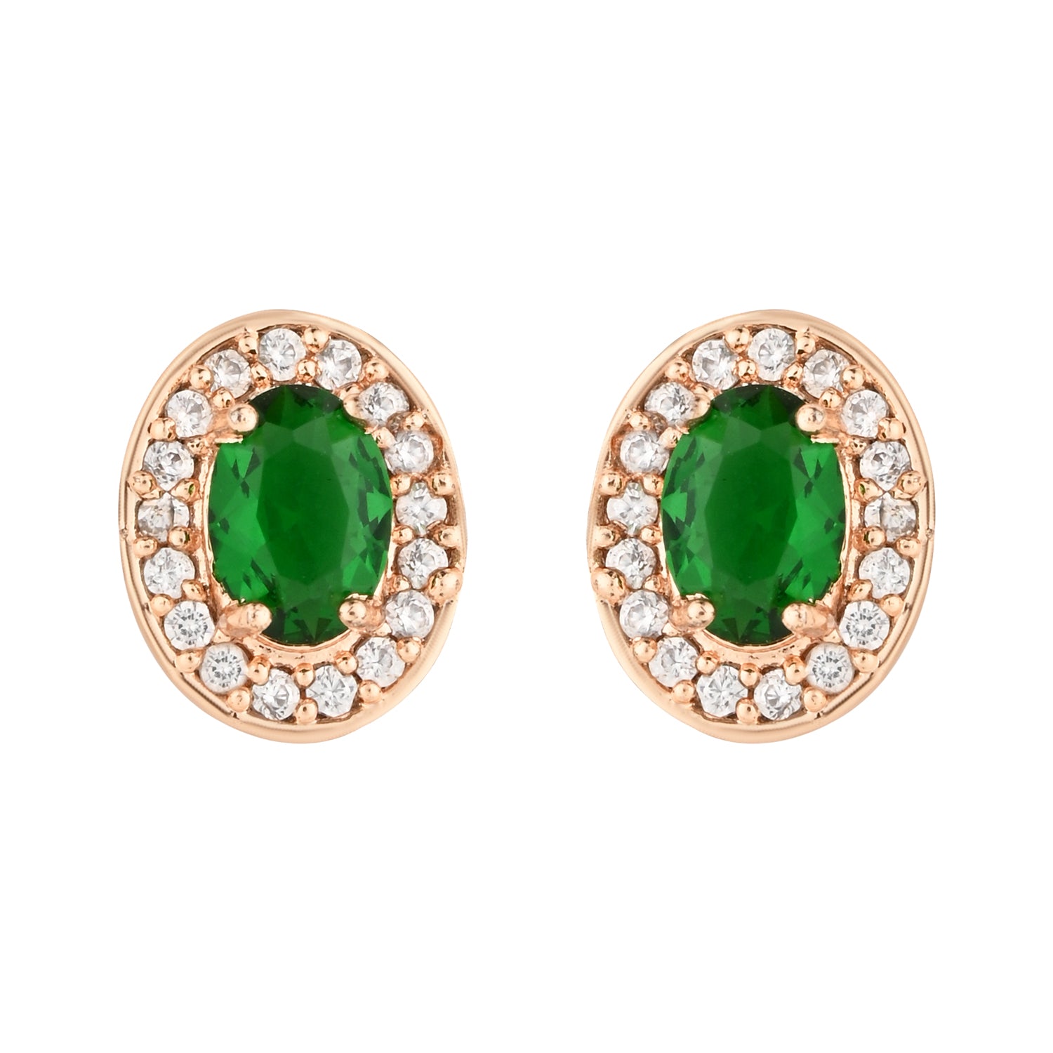 Jiya Green Studs