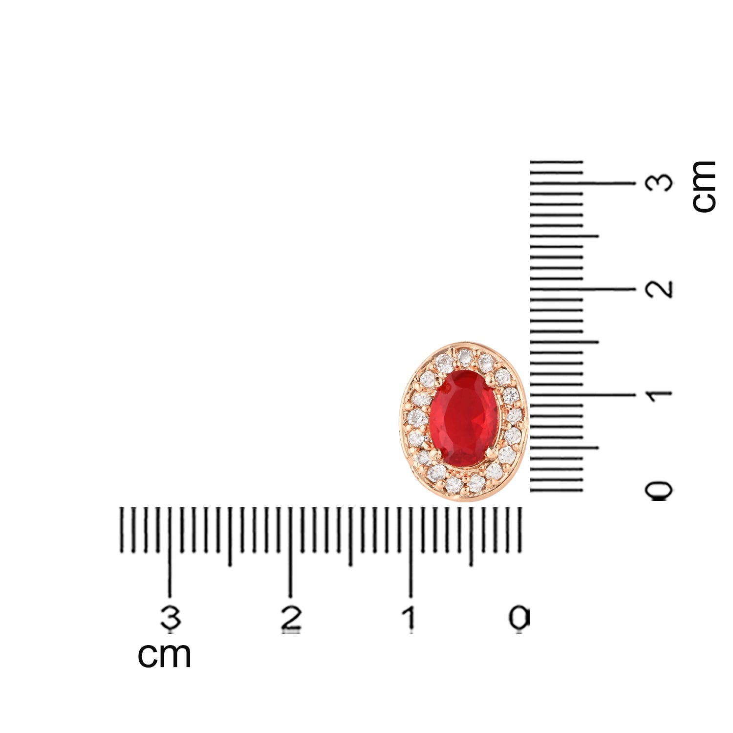 Jiya Red Studs