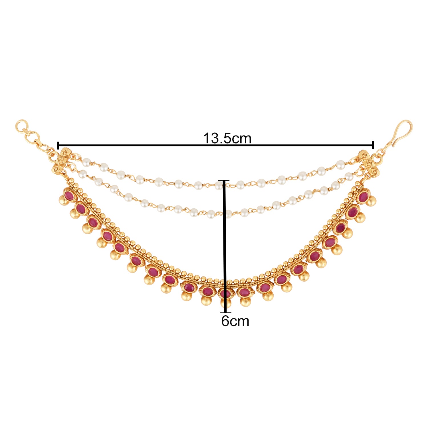 Srhitha Pink EarChain