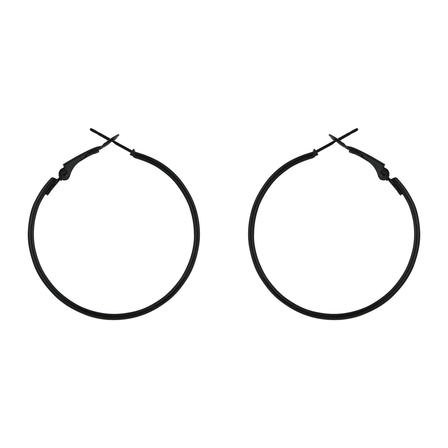 Sheya Black Hoops