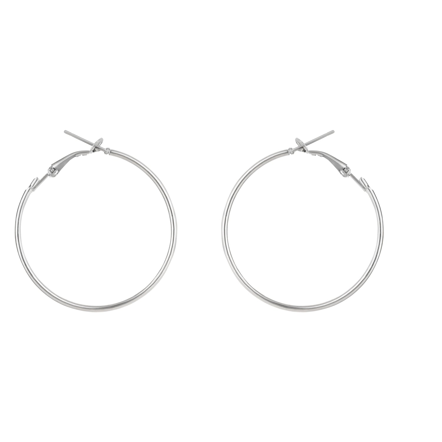 Sheya Silver Hoops