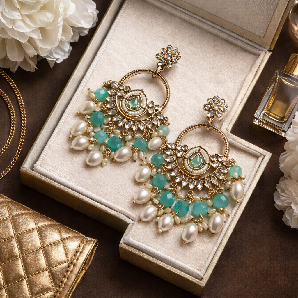 Mridhi Turquoise Earrings