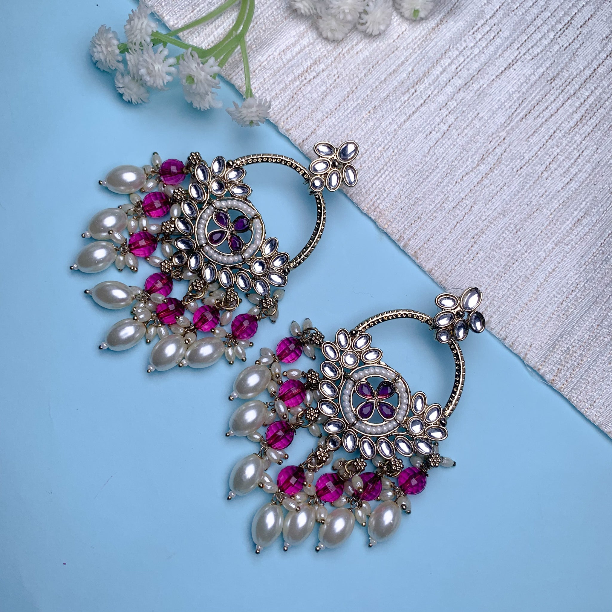 Lyla Wine Earrings