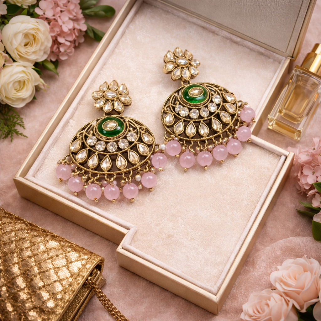 Omya Pink Earrings