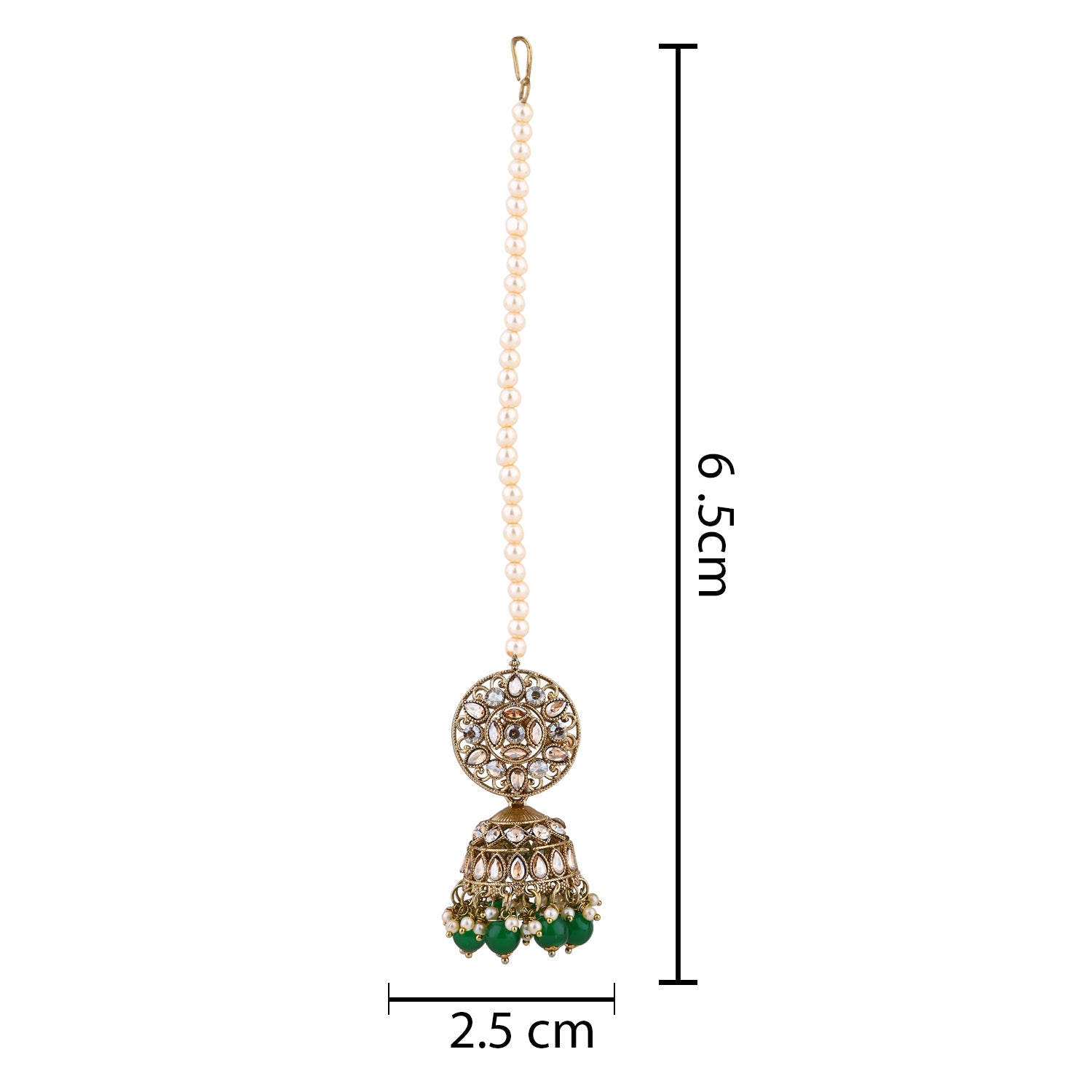 Vaishali Green Earrings