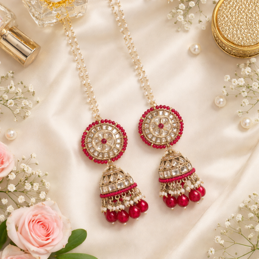 Jiyana Pink Earrings