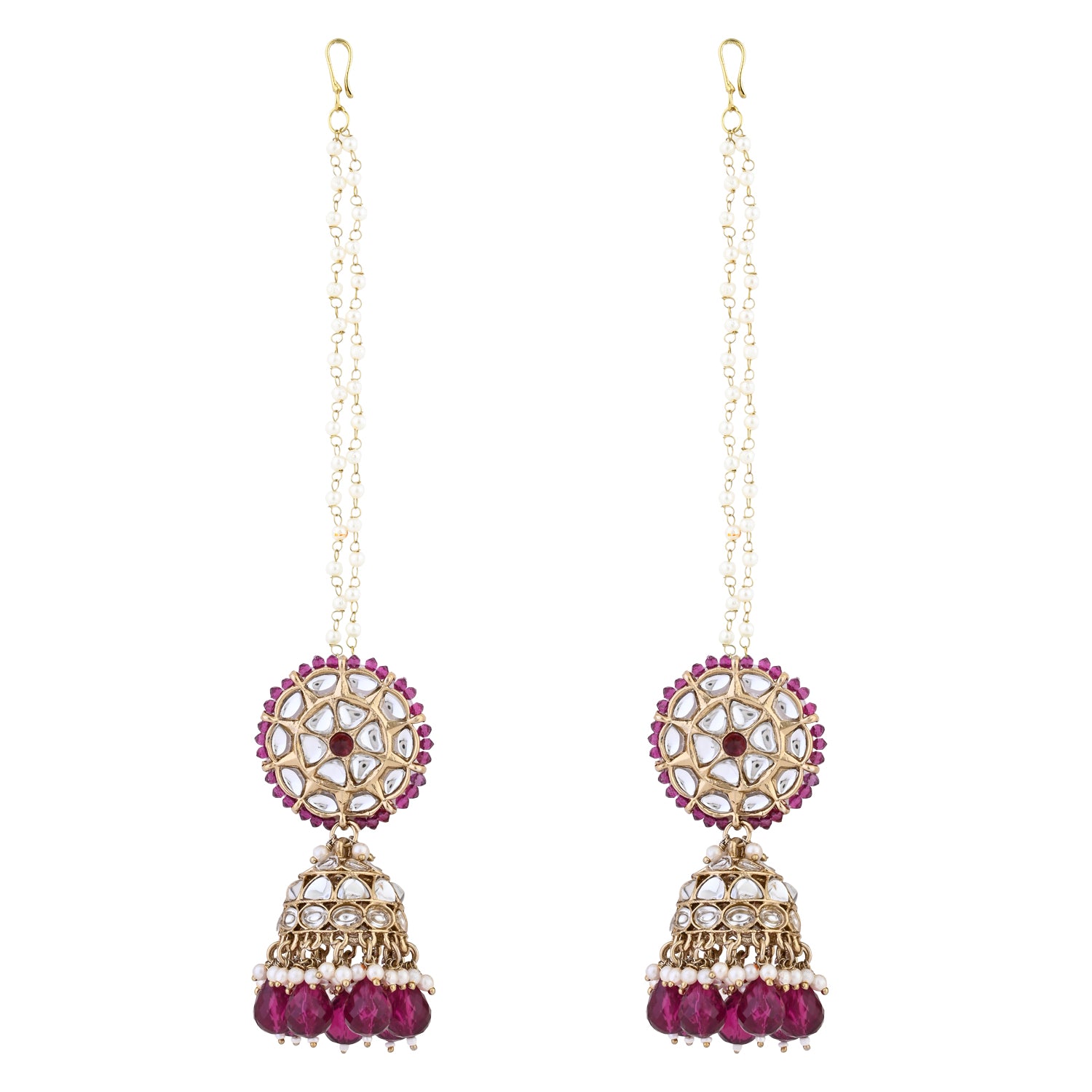 Adrisa Wine Earrings