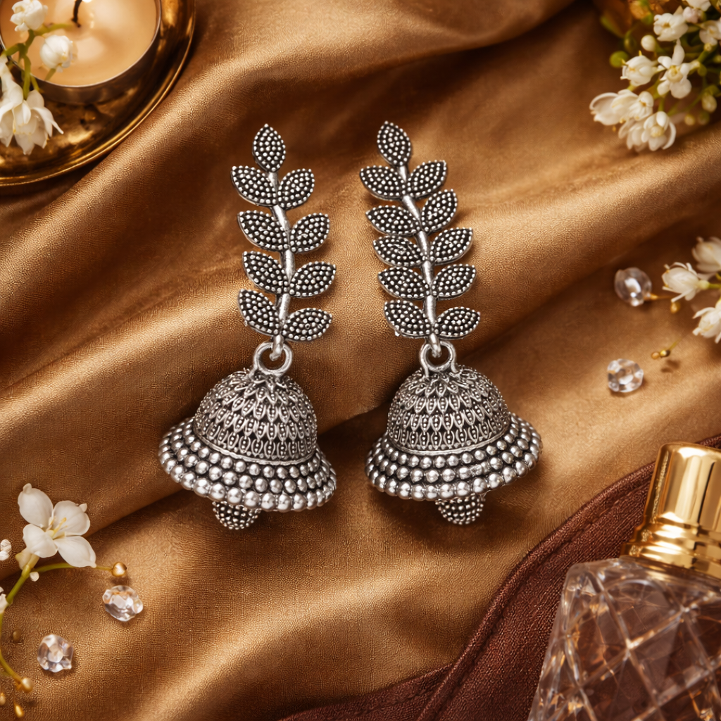 Ridhanya Oxidised Earrings