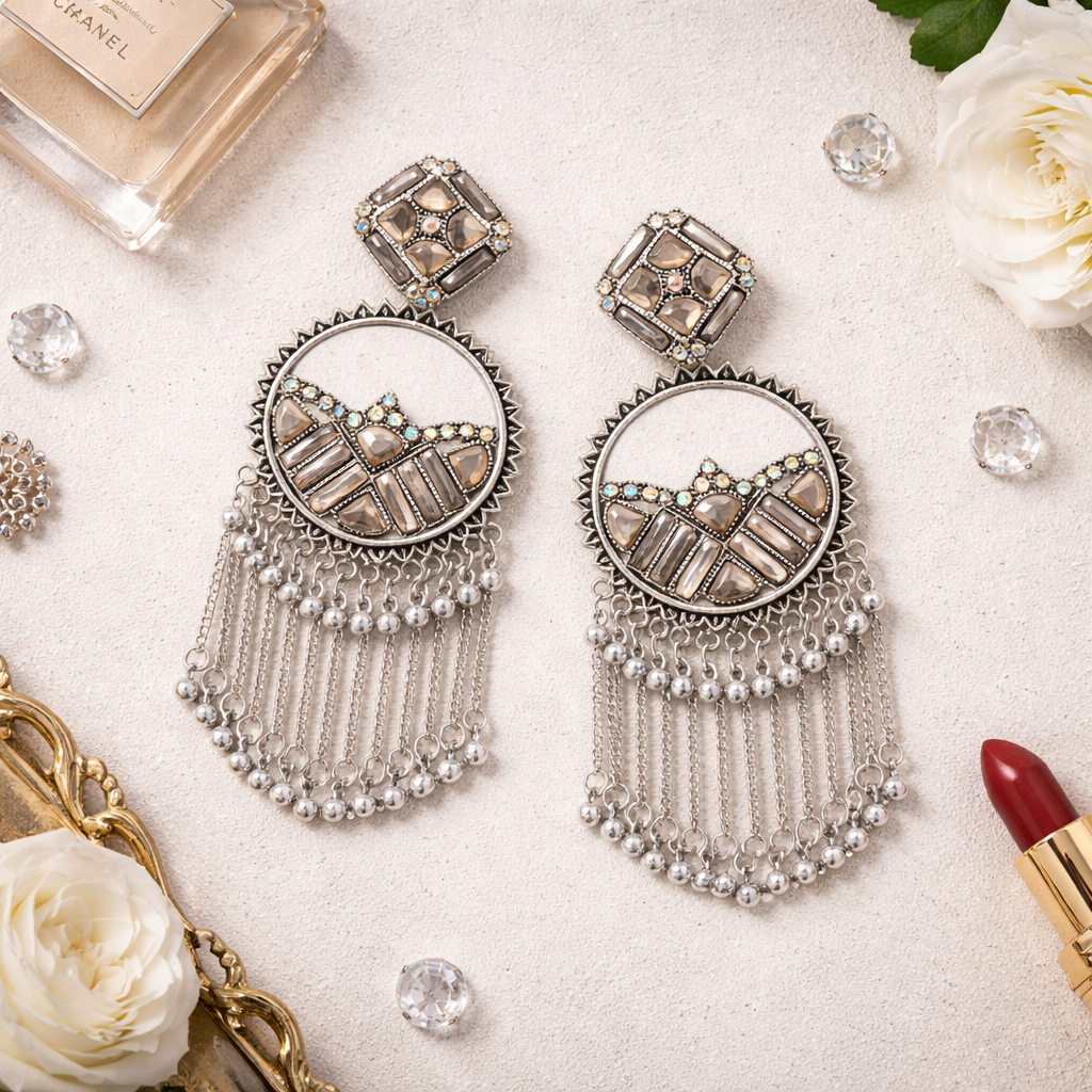 Sharini Oxidised Earrings