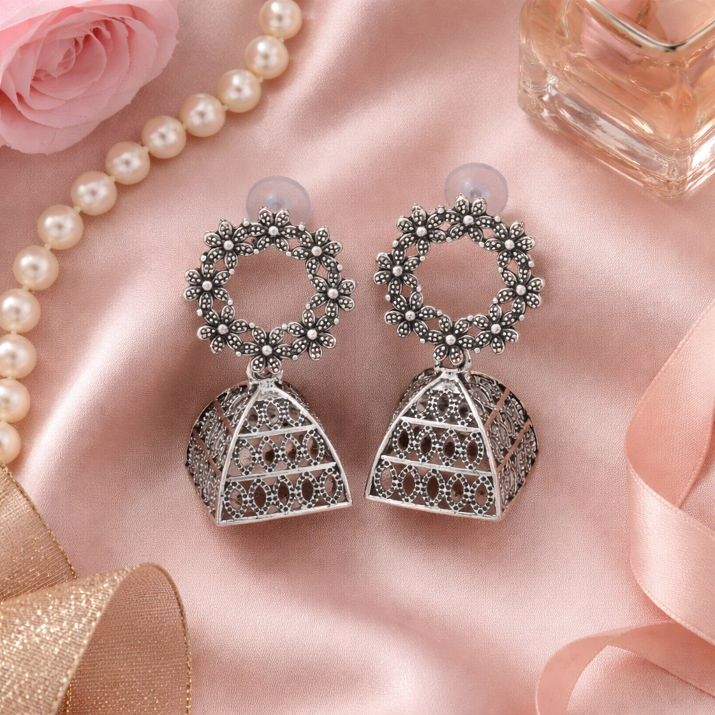 Aaheli Oxidised EArrings