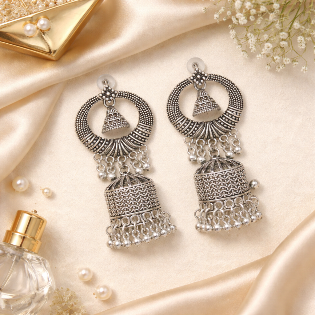 Kaneeka Oxidised Earrings