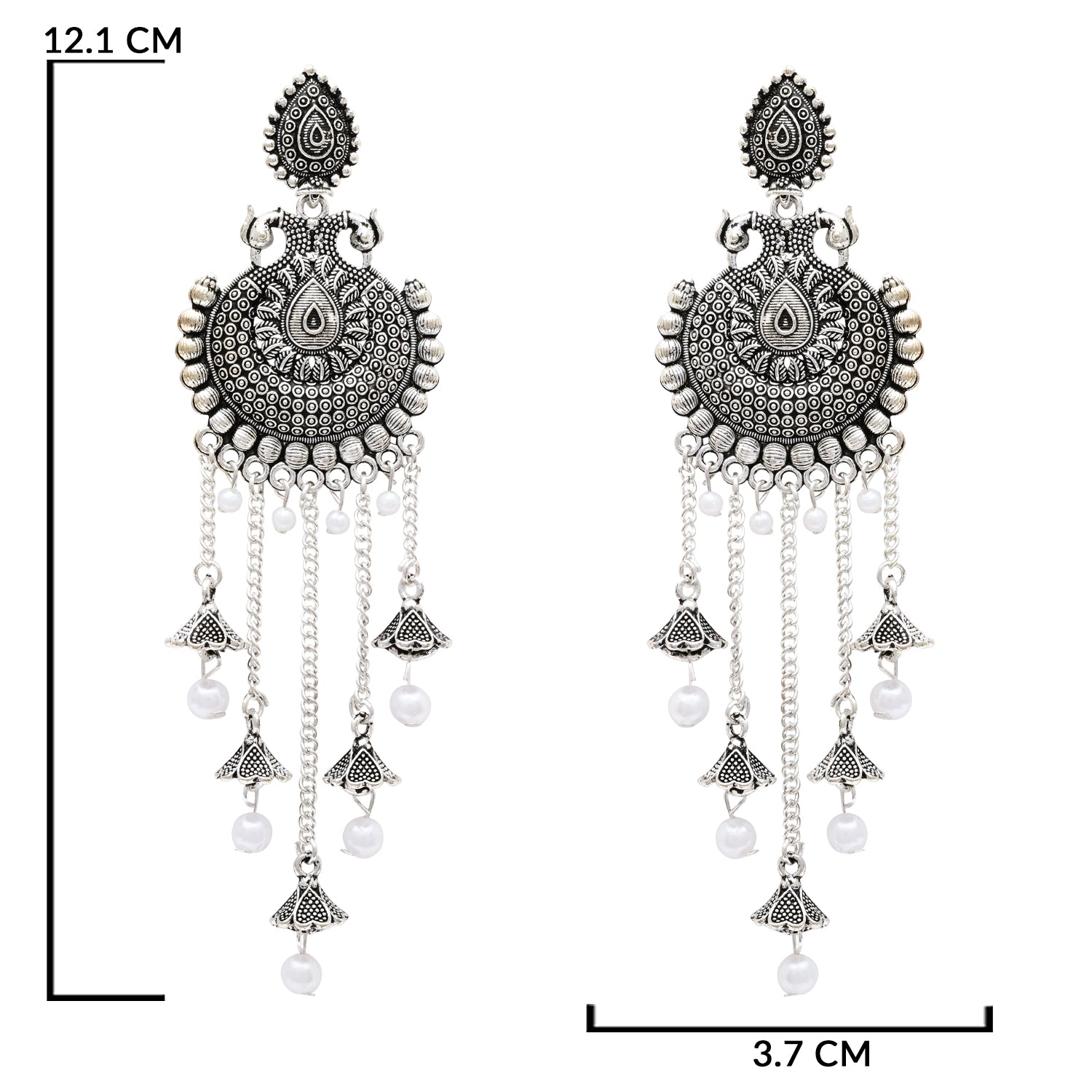 Rudhi Oxidised Earrings