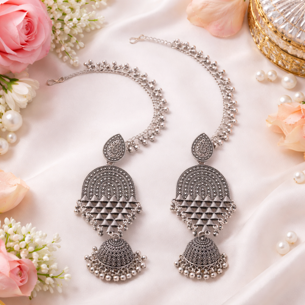 Ravya Oxidised Earrings