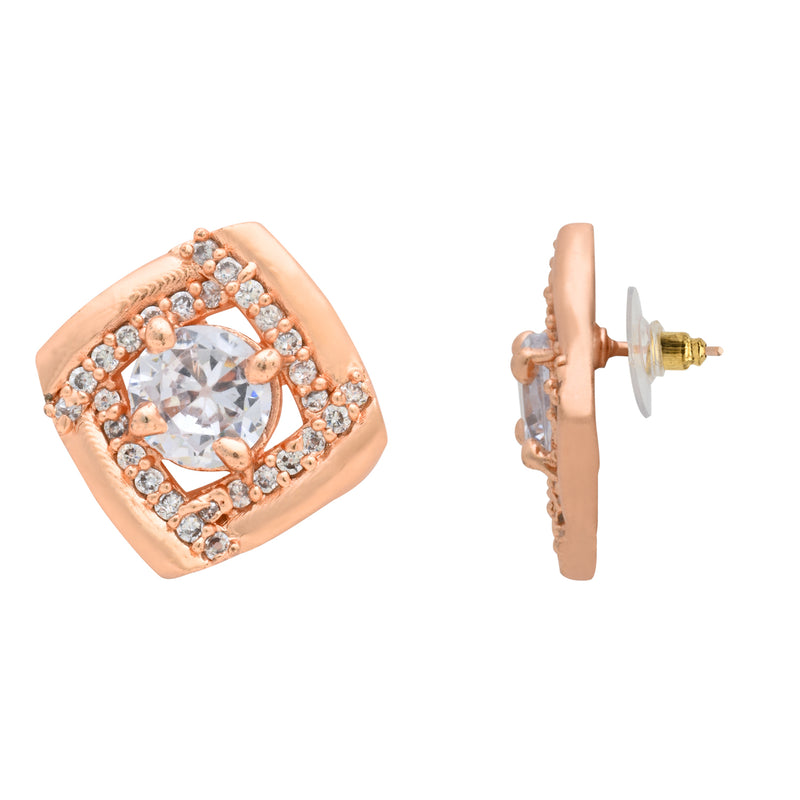 Navira RoseGold Earrings