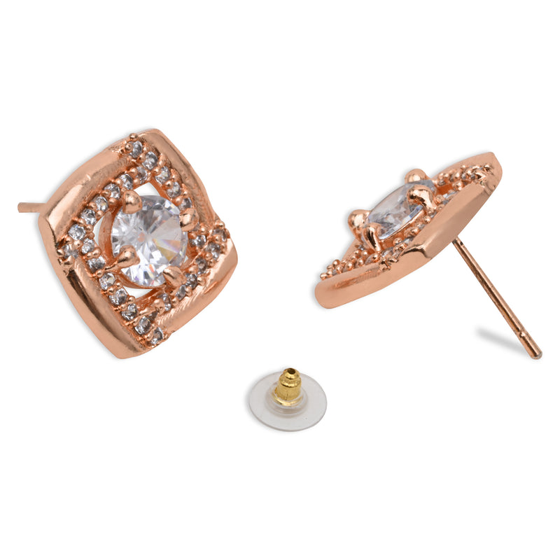 Navira RoseGold Earrings