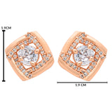 Navira RoseGold Earrings