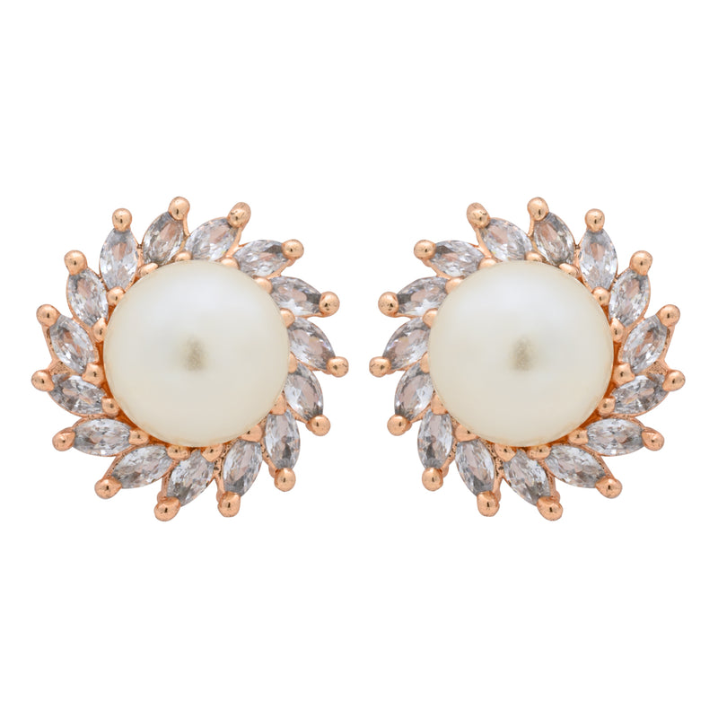 Vridhi RoseGold Earrings