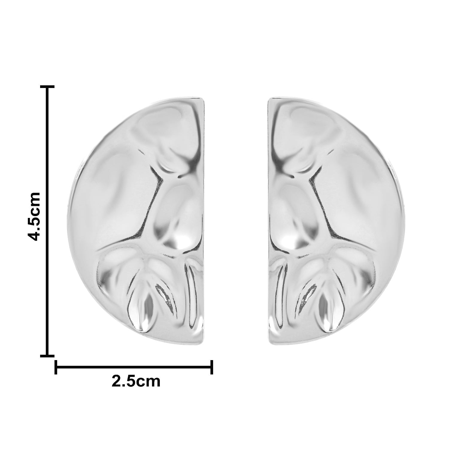 Ashley Silver Statement Earrings