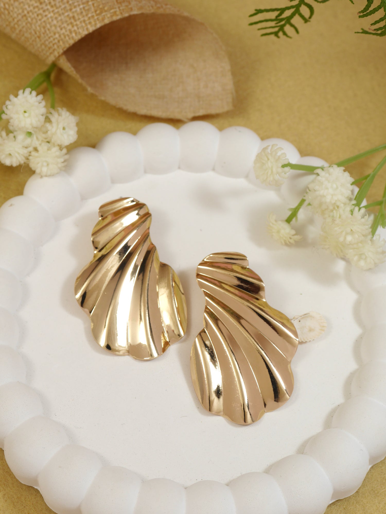 Kaitlyn Gold Statement EArrings