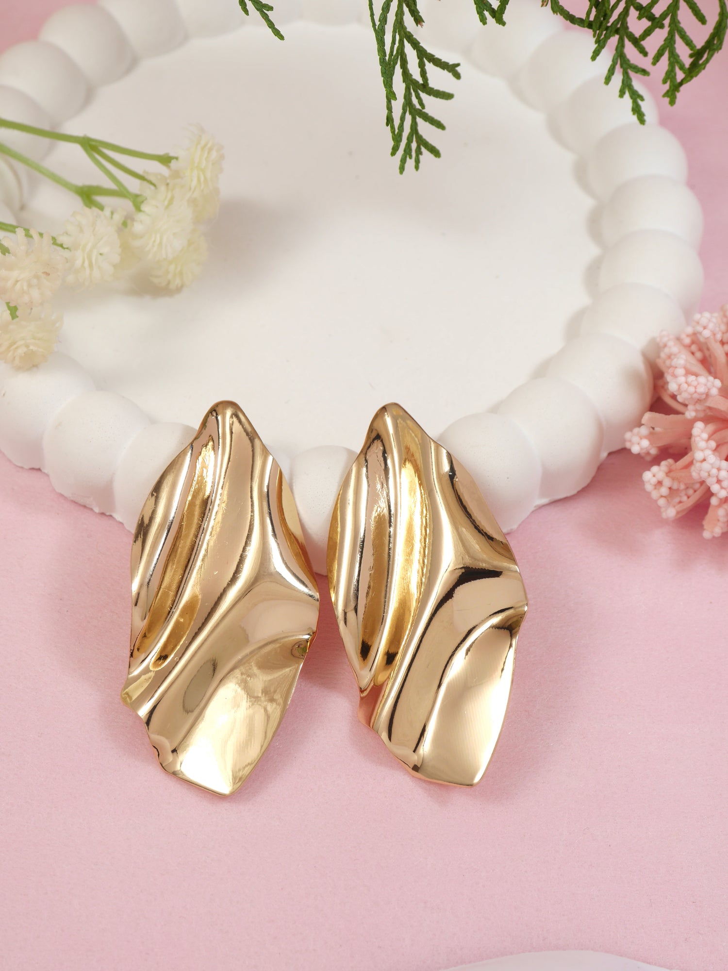 Alyssa Gold Statement EArrings