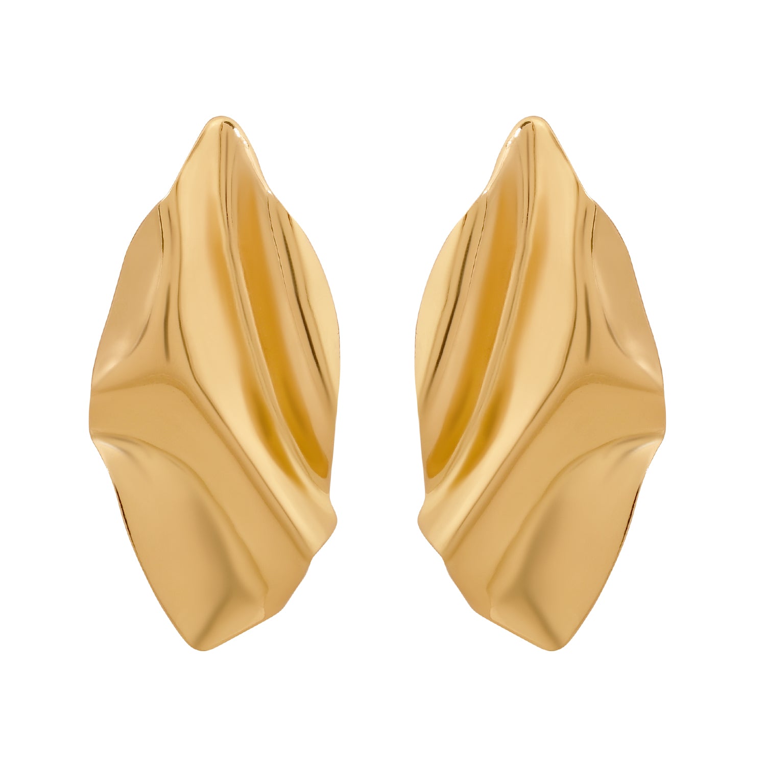 Alyssa Gold Statement Earrings