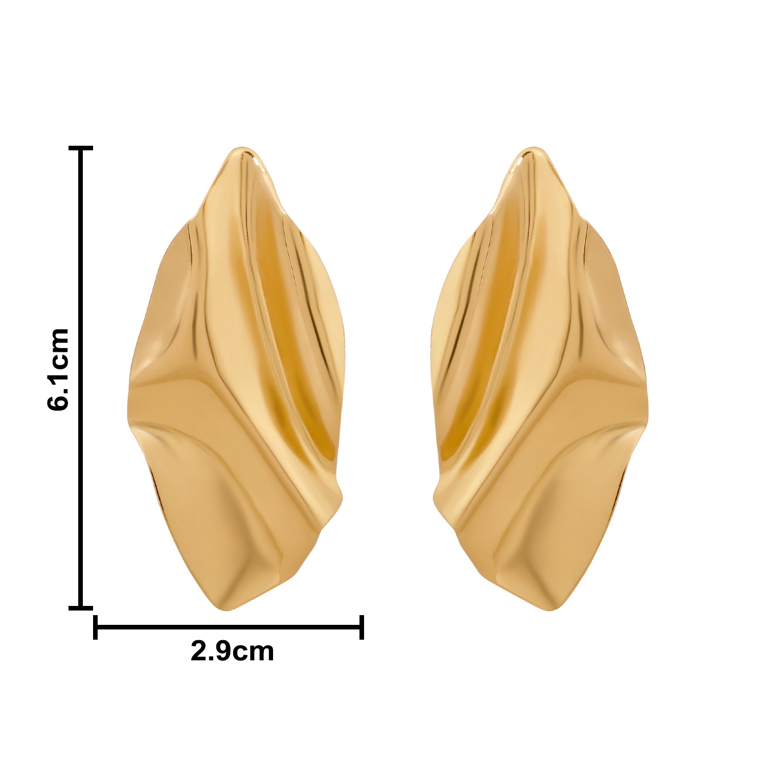 Alyssa Gold Statement Earrings