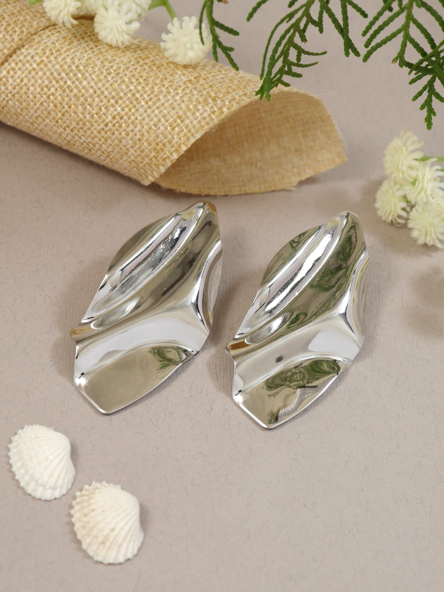 Alyssa Silver Statement EArrings