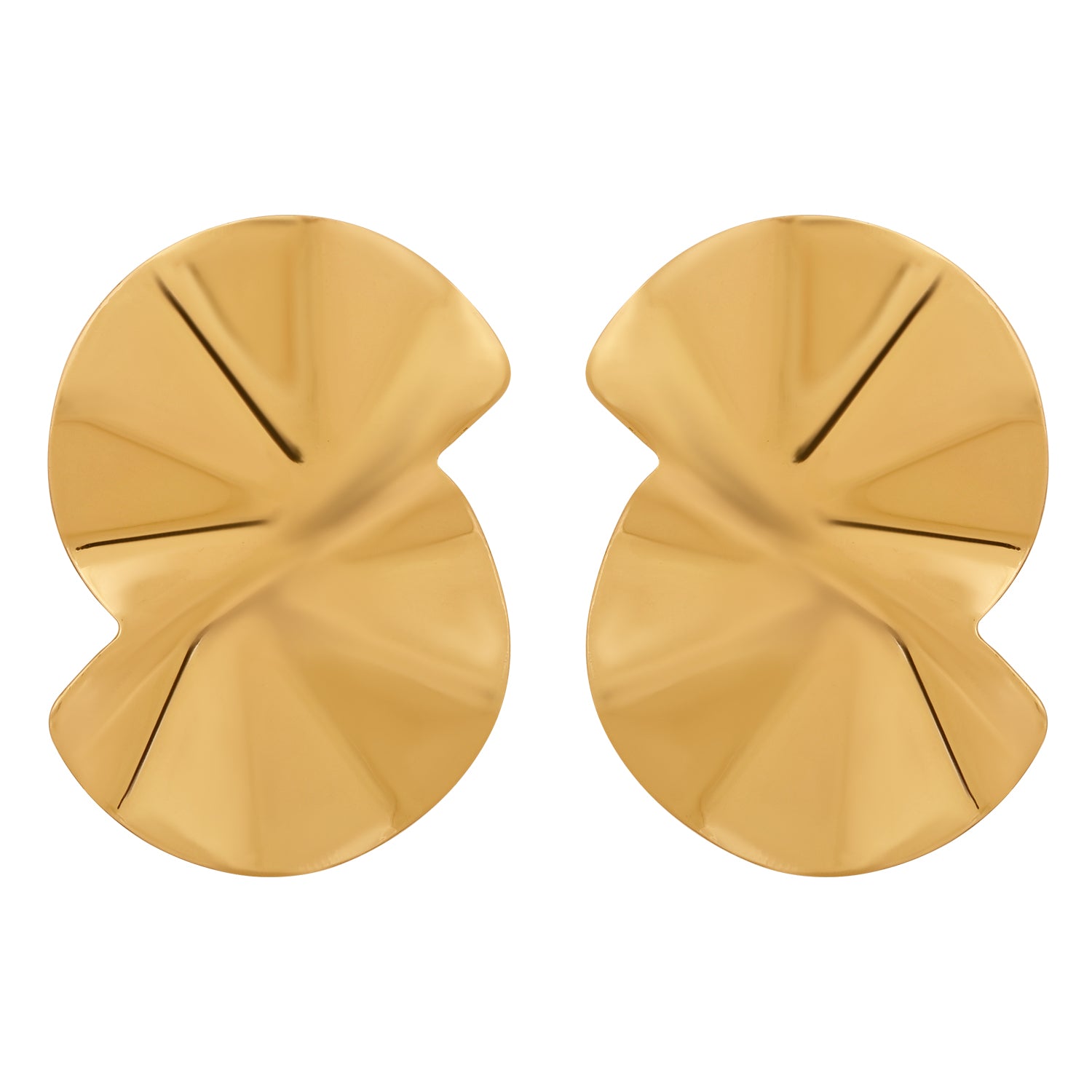 Rumi Gold Statement Earrings
