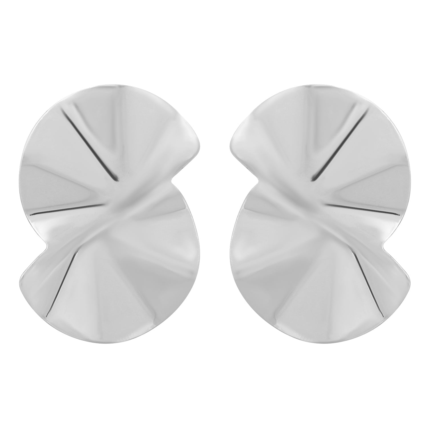Rumi Silver Statement Earrings