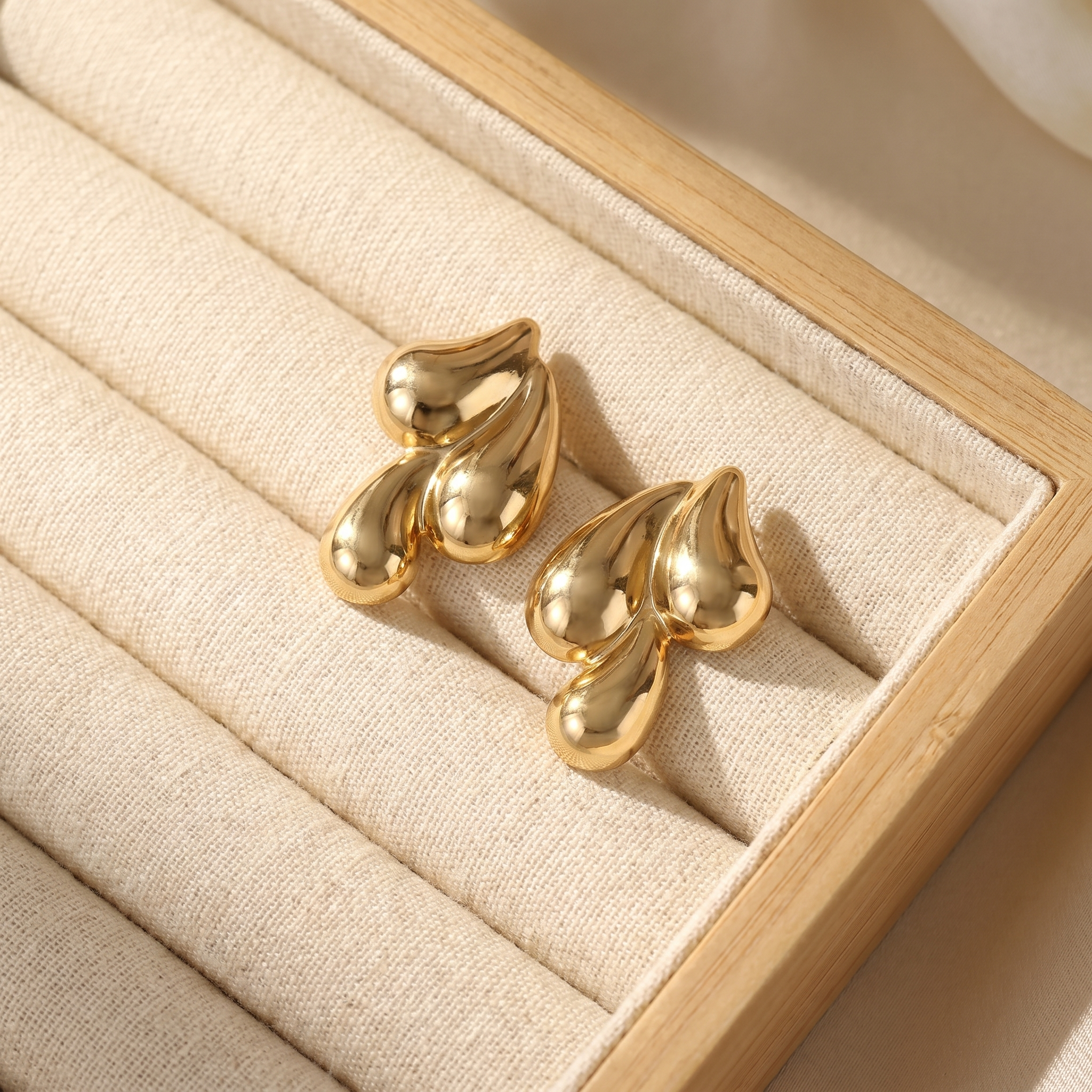 Veronica Gold Statement Earrings