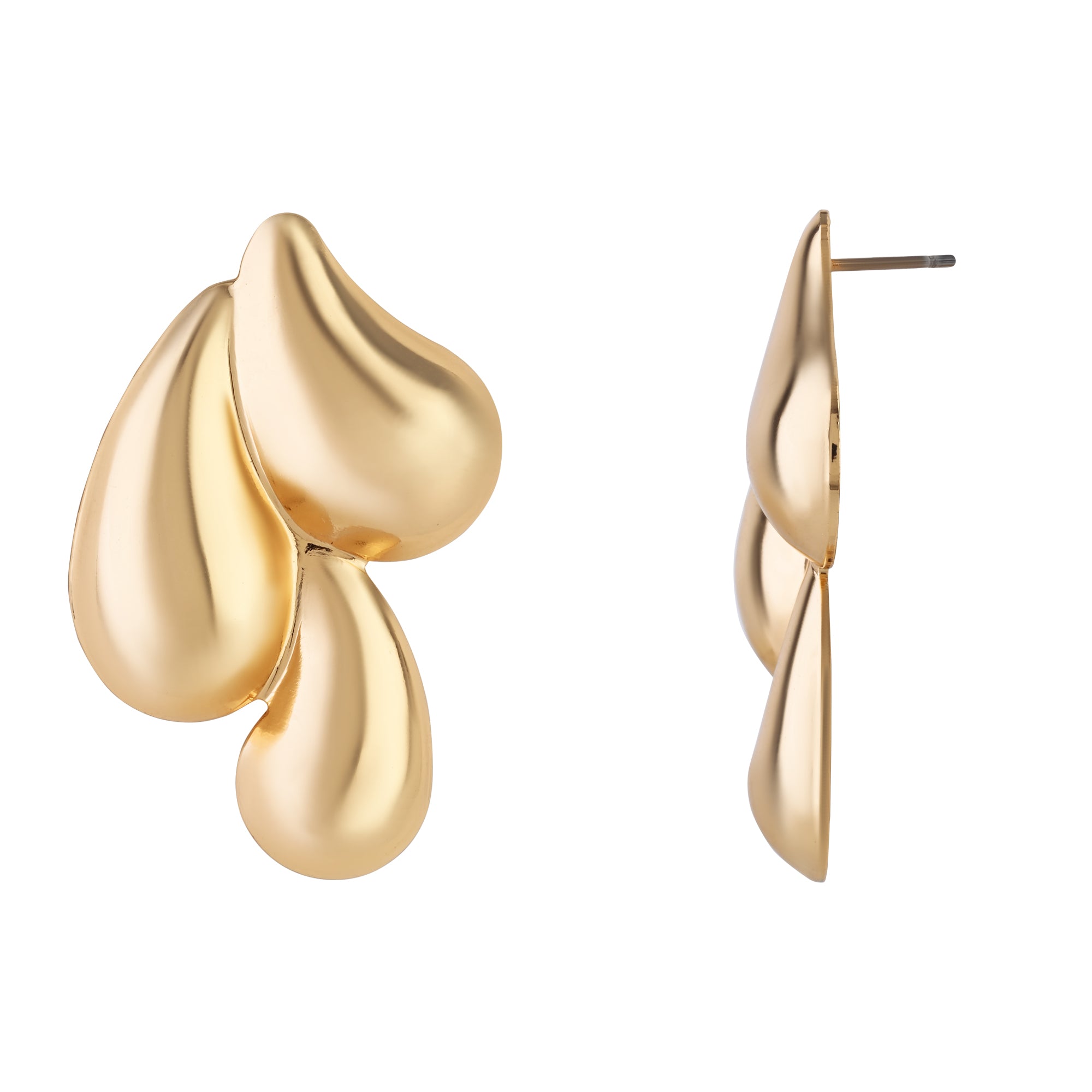 Veronica Gold Statement Earrings