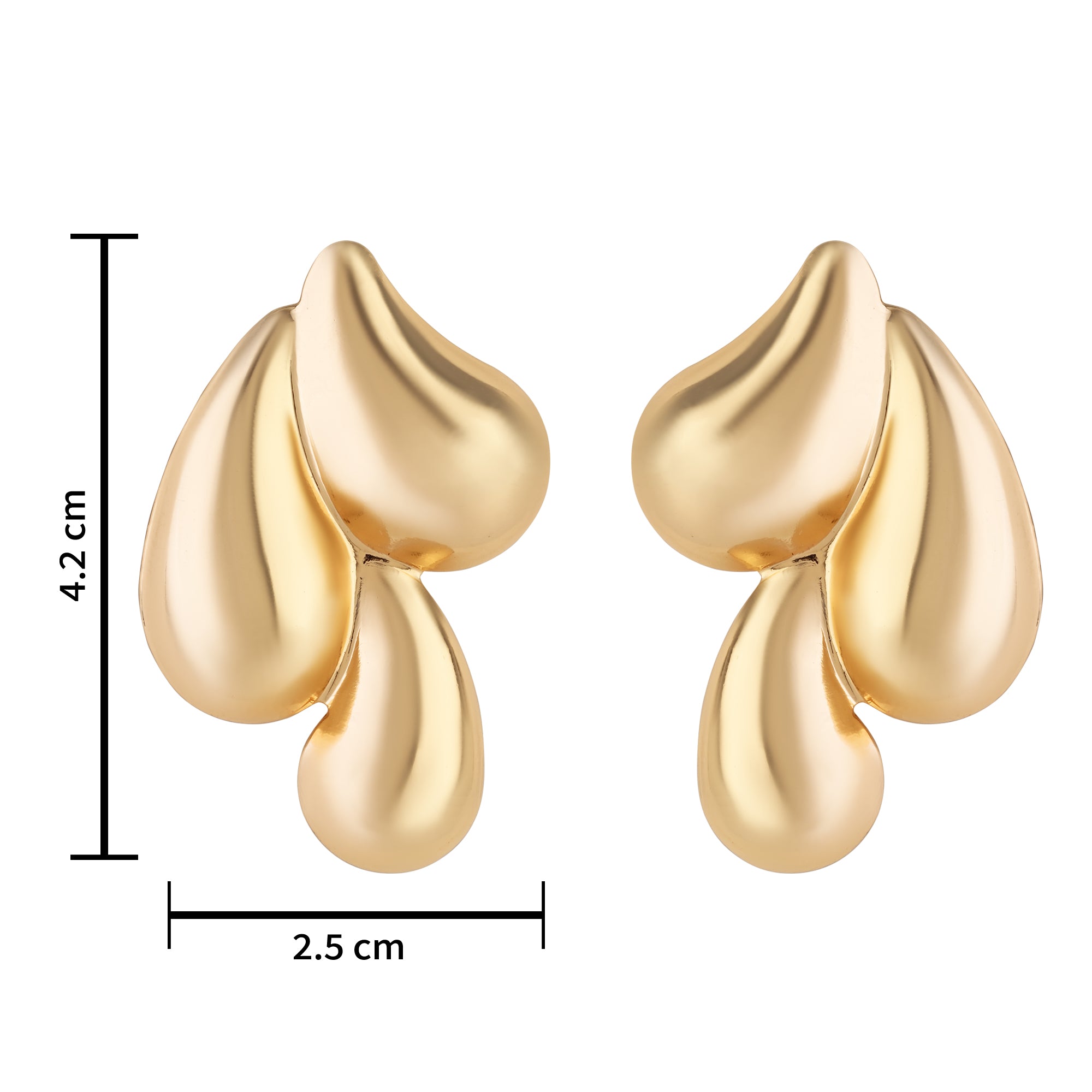 Veronica Gold Statement Earrings