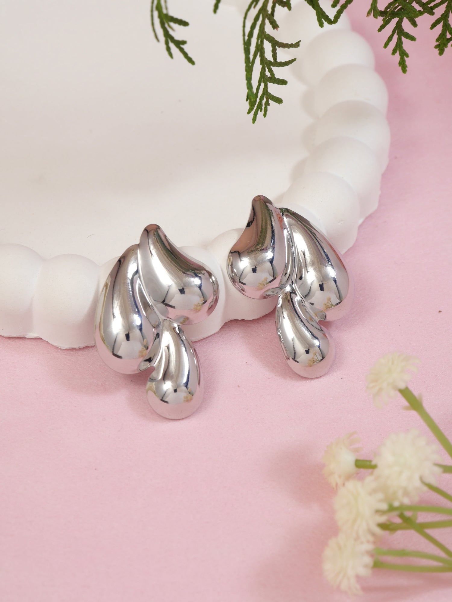 Veronica Silver Statement EArrings