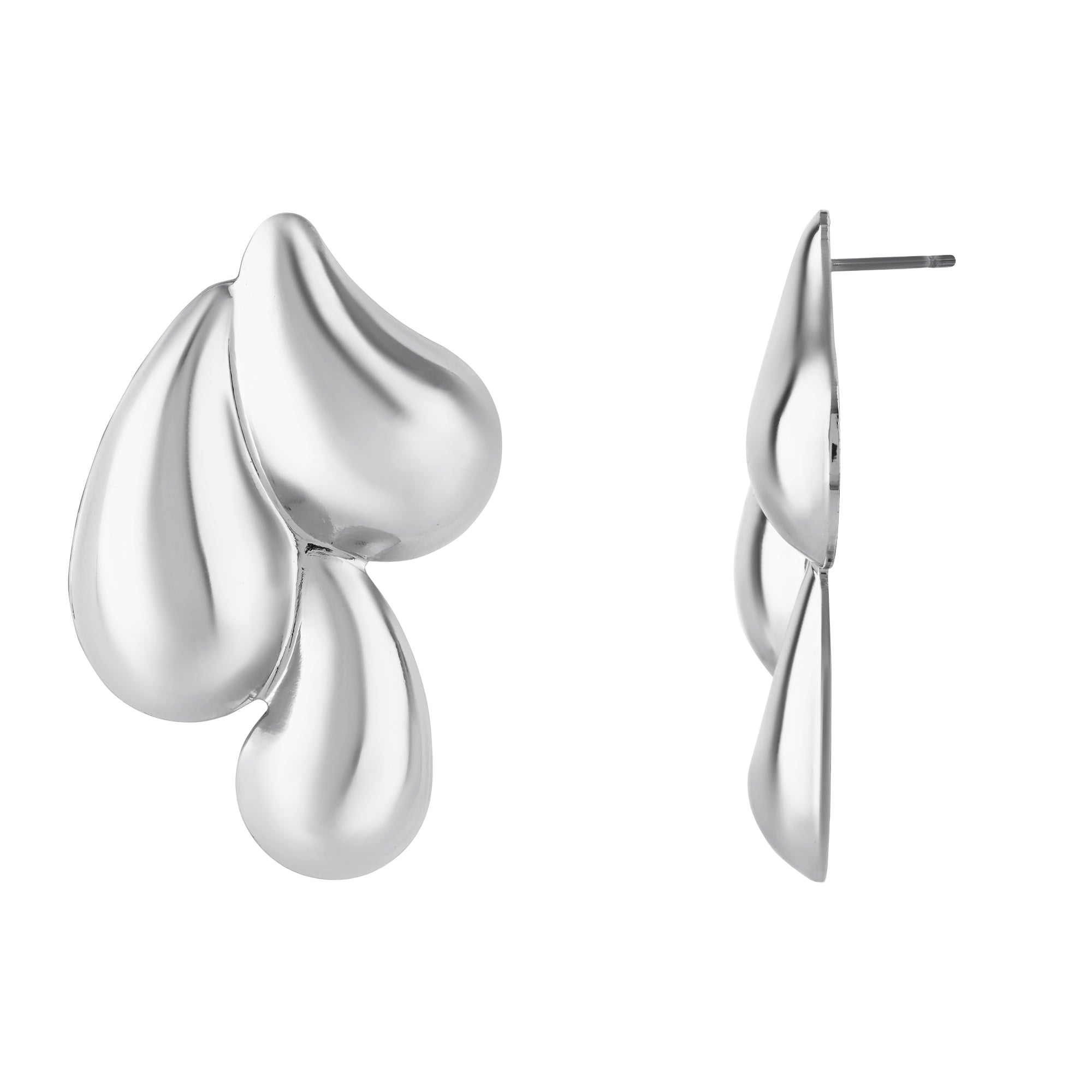 Veronica Silver Statement Earrings