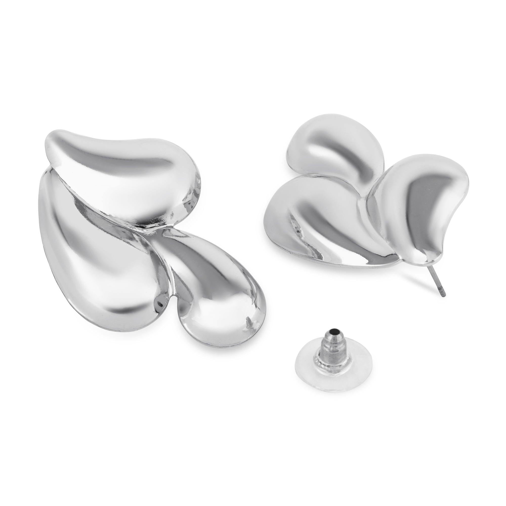 Veronica Silver Statement Earrings