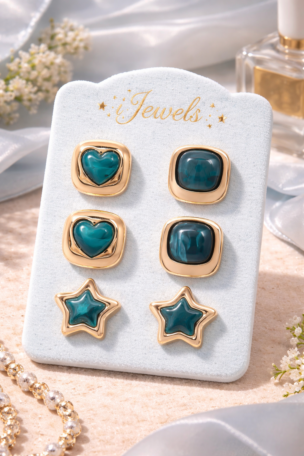 Montana Vibe – Set of 3 Quirky Stud Earrings