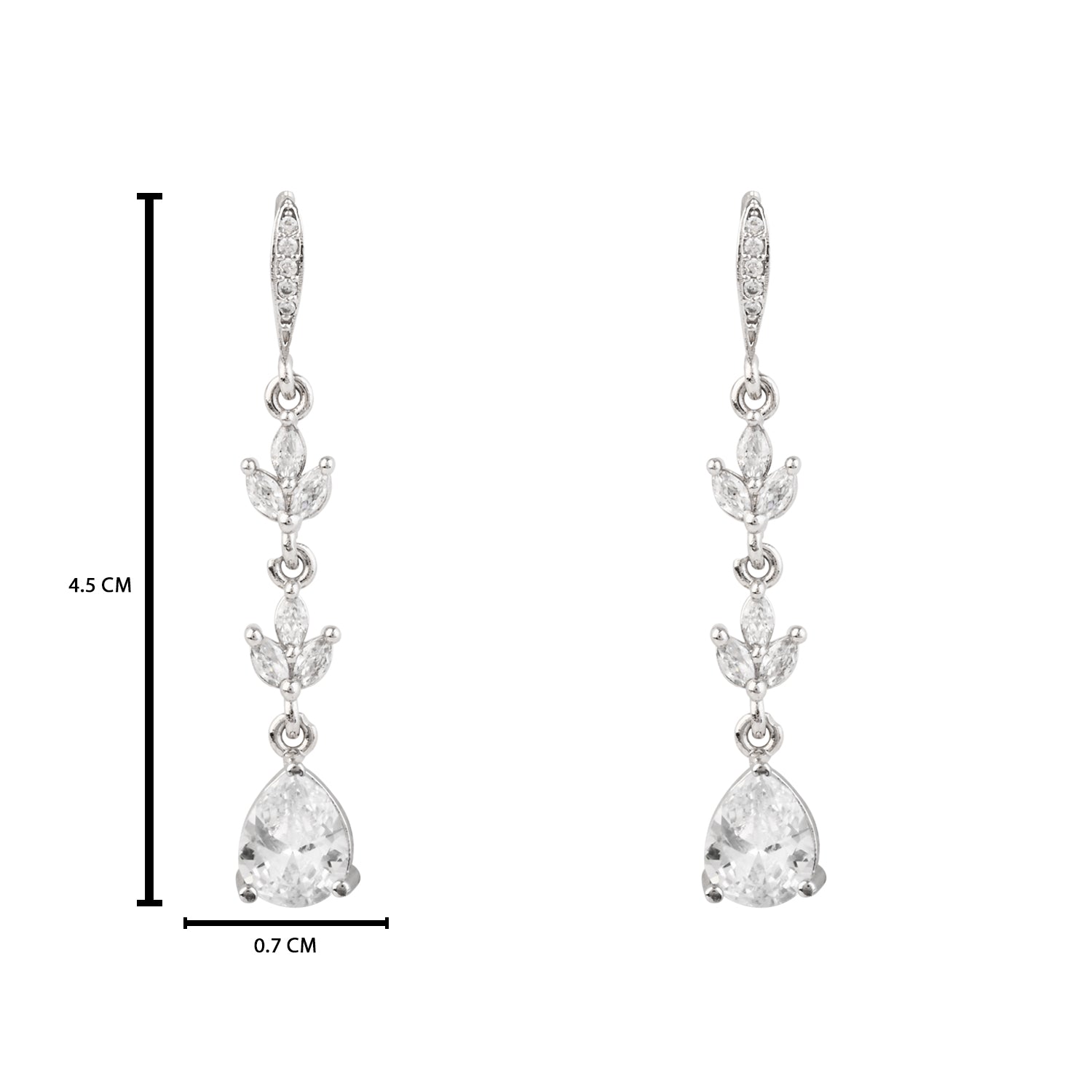 Ayira - Silver Shine Earrings
