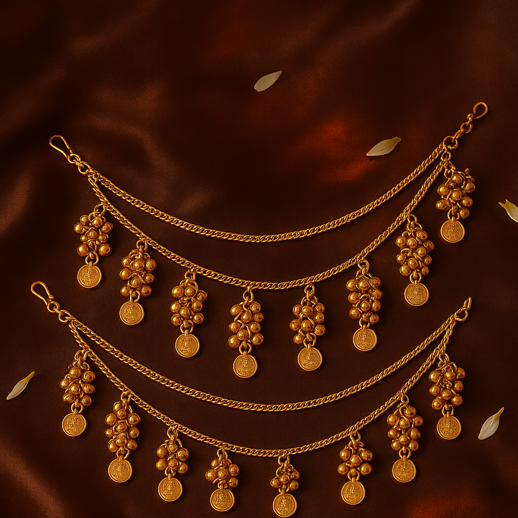 Ivana - Oxidised Earchain