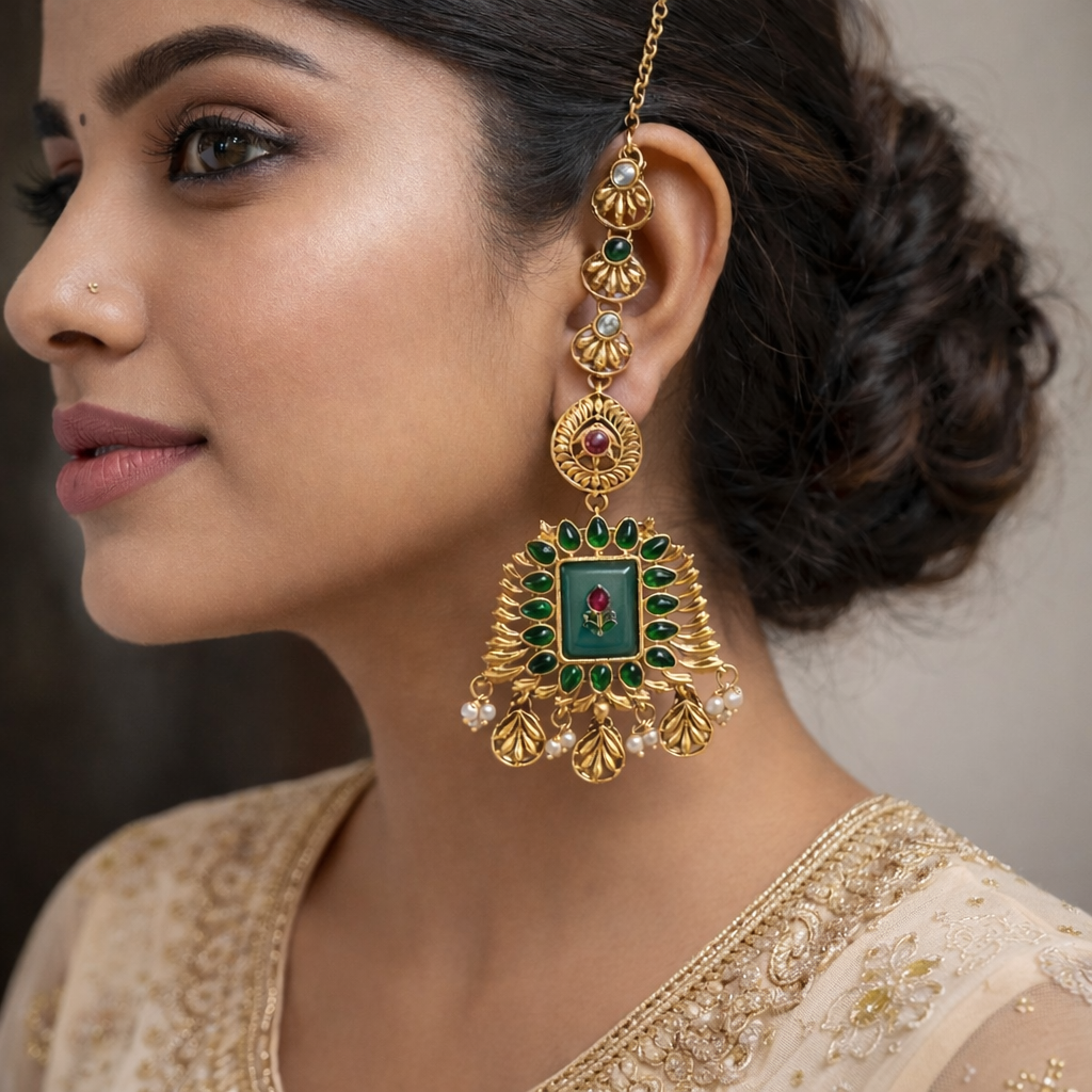 Padmika- Heritage Long Earring